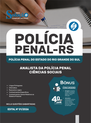 Apostila Polícia Penal-RS 2026 - Analista da Polícia Penal - Ciências Sociais - Imagem 3
